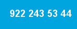 922 243 53 44